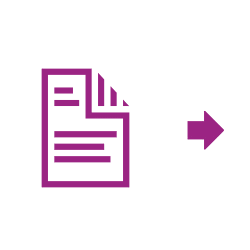 Document icône violet